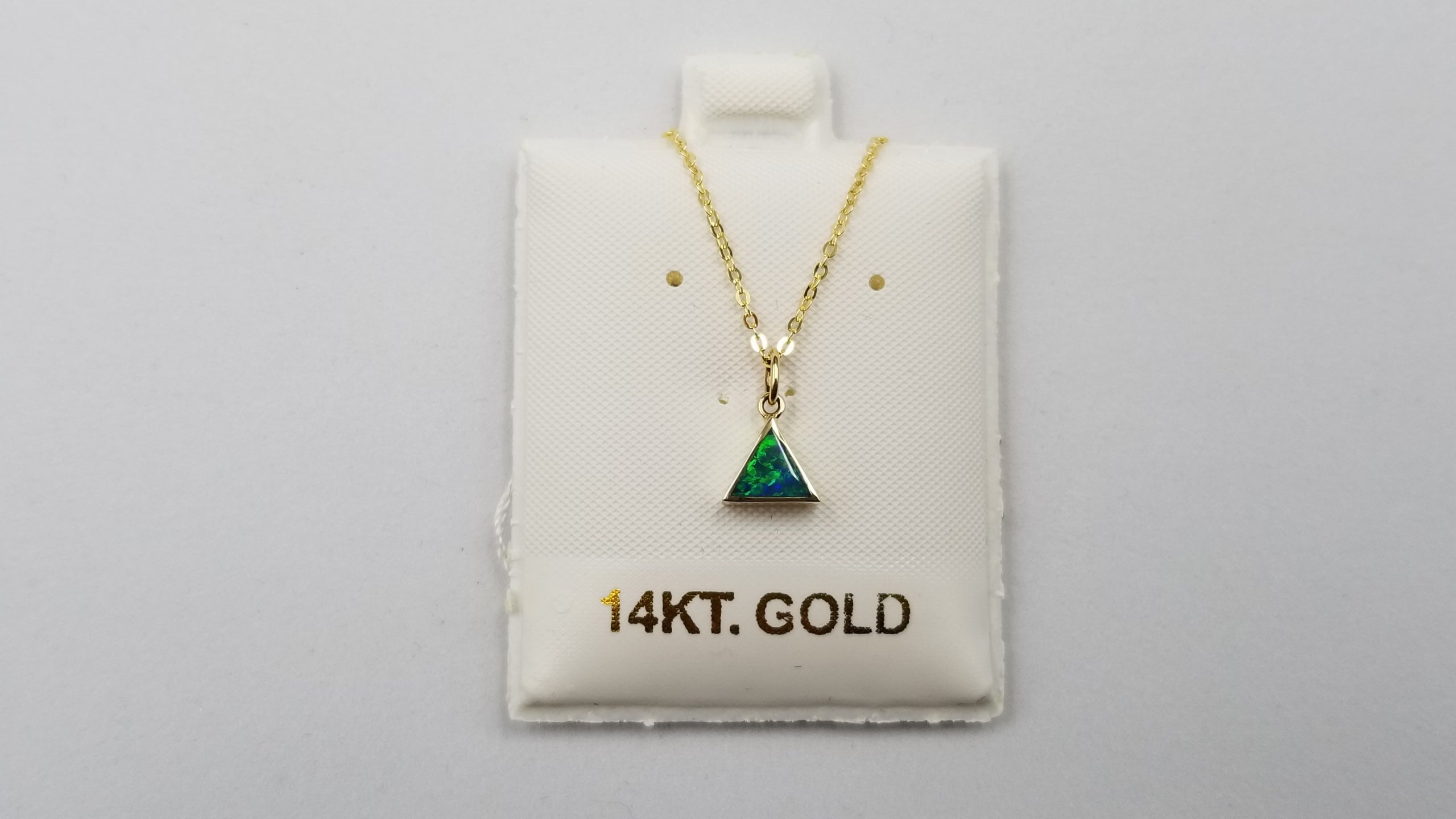 GOLD JEWELRY - NECKLACES - OPAL
