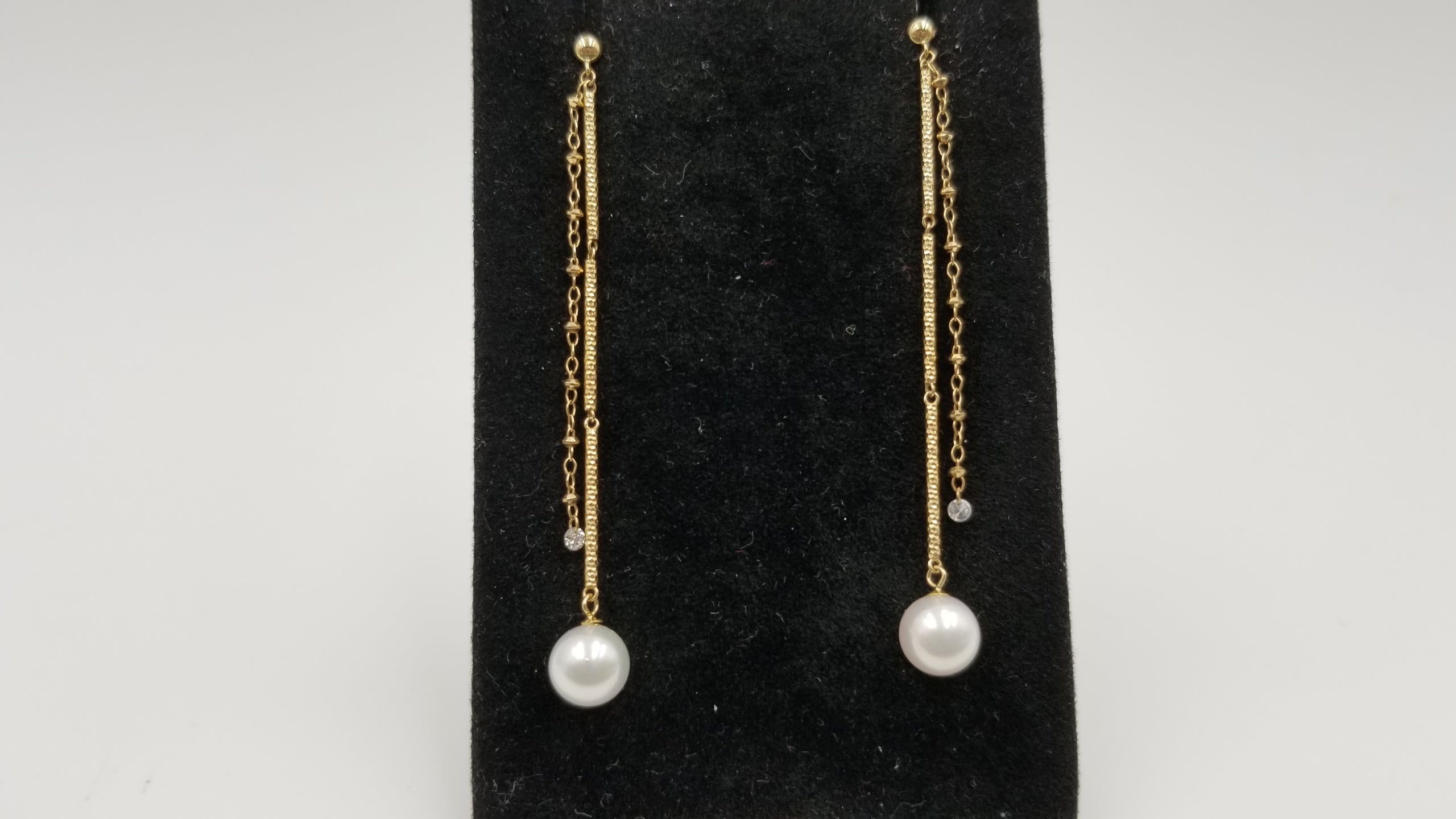 GOLD JEWELRY - Earrings - PEARL
