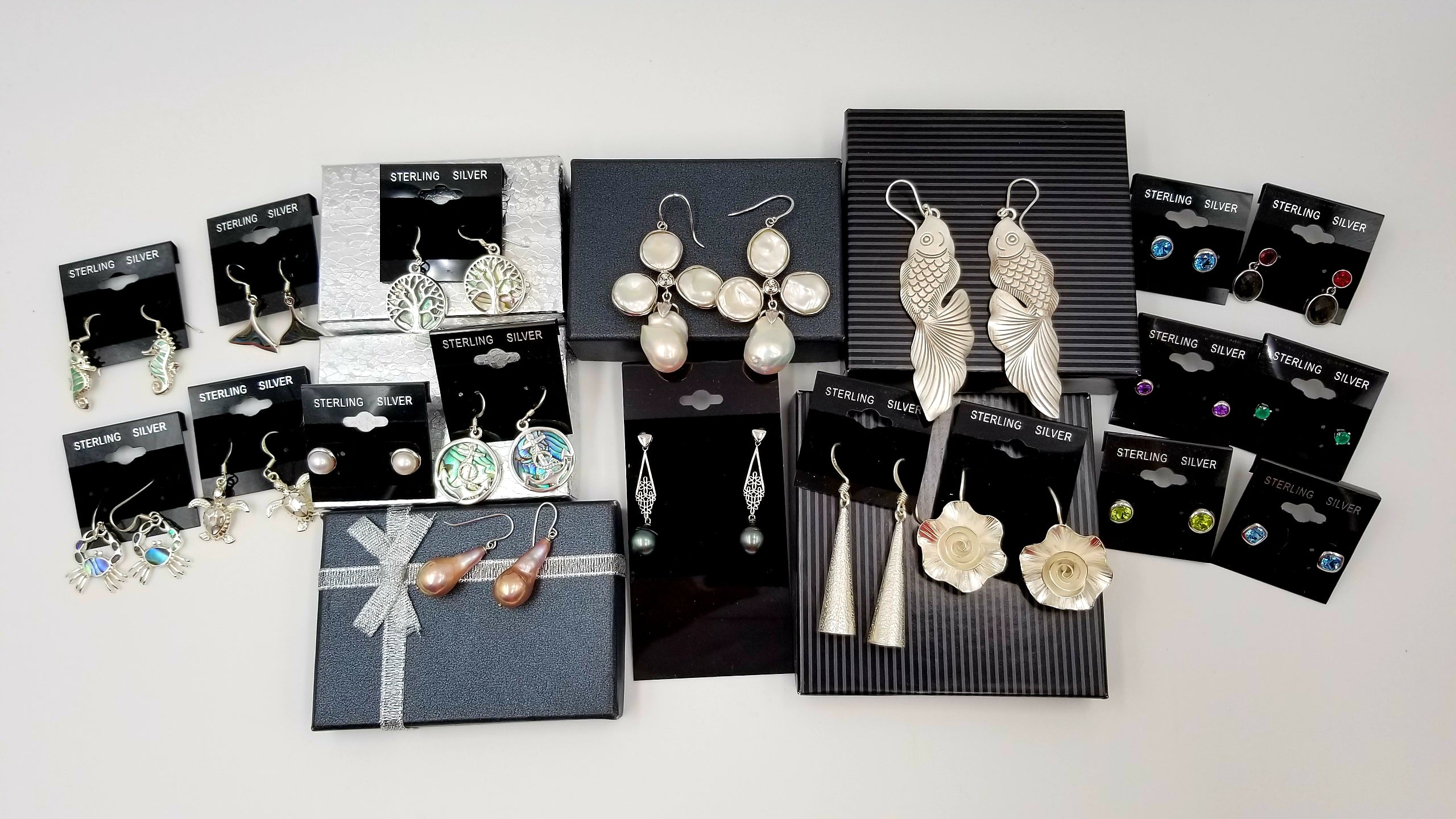 STERLING SILVER - Earrings