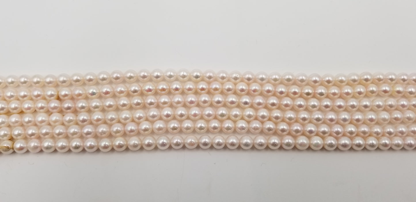 7.5-8 MM AKOYA CULTURED PEARLS STRANDS 16"