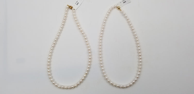 6.5-7MM AKOYA CULTURED PEARLS STRANDS NECKLACES