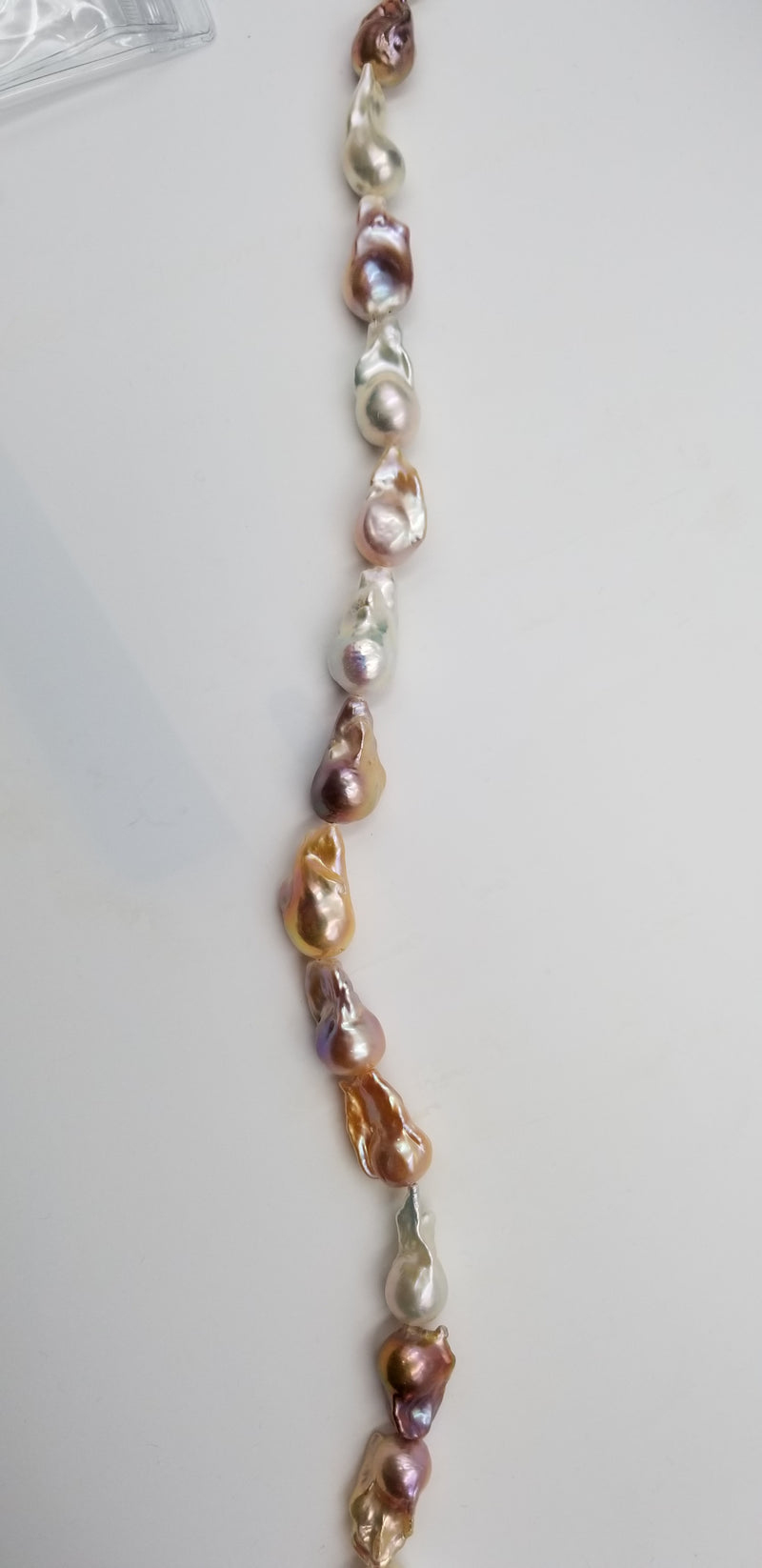 MULTI COLOR BAROQUE FRESHWATER NUCLEAS PEARL STRANDS AAA