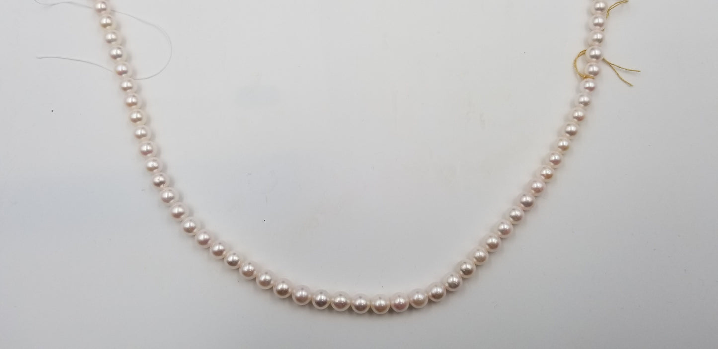 7.5-8 MM AKOYA CULTURED PEARLS STRANDS 16"