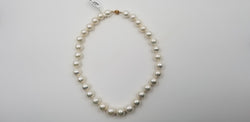 11-14 MM FRESHWATER CULTURE PEARLS 14 KT YELLOW GOLD NECKLACE 17.5"