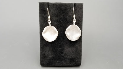 STERLING SILVER FRENCH WIRE DANGLE DESIGNS EARRINGS