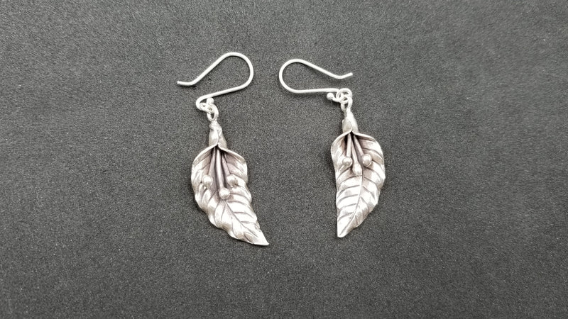 STERLING SILVER FRENCH WIRE LONG DANGLE DESIGNS EARRINGS