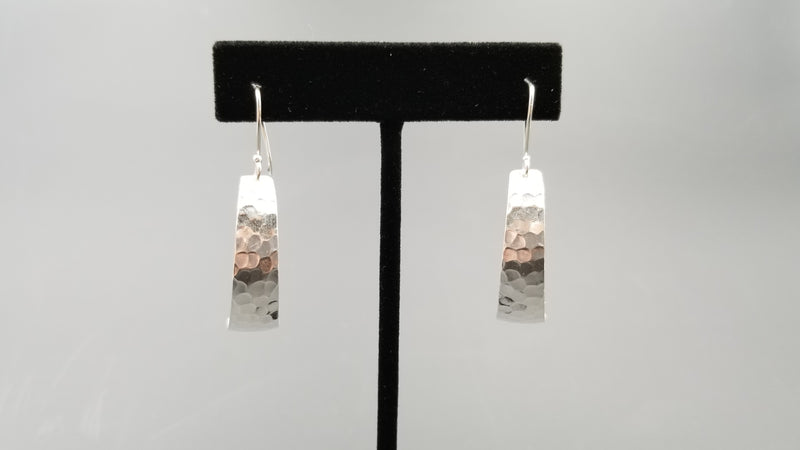 STERLING SILVER WIRE DANGLE DESIGNS EARRINGS