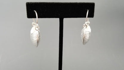 STERLING SILVER WIRE HANDBAG DESIGNS EARRINGS