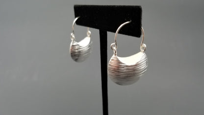 STERLING SILVER WIRE HANDBAG DESIGNS EARRINGS