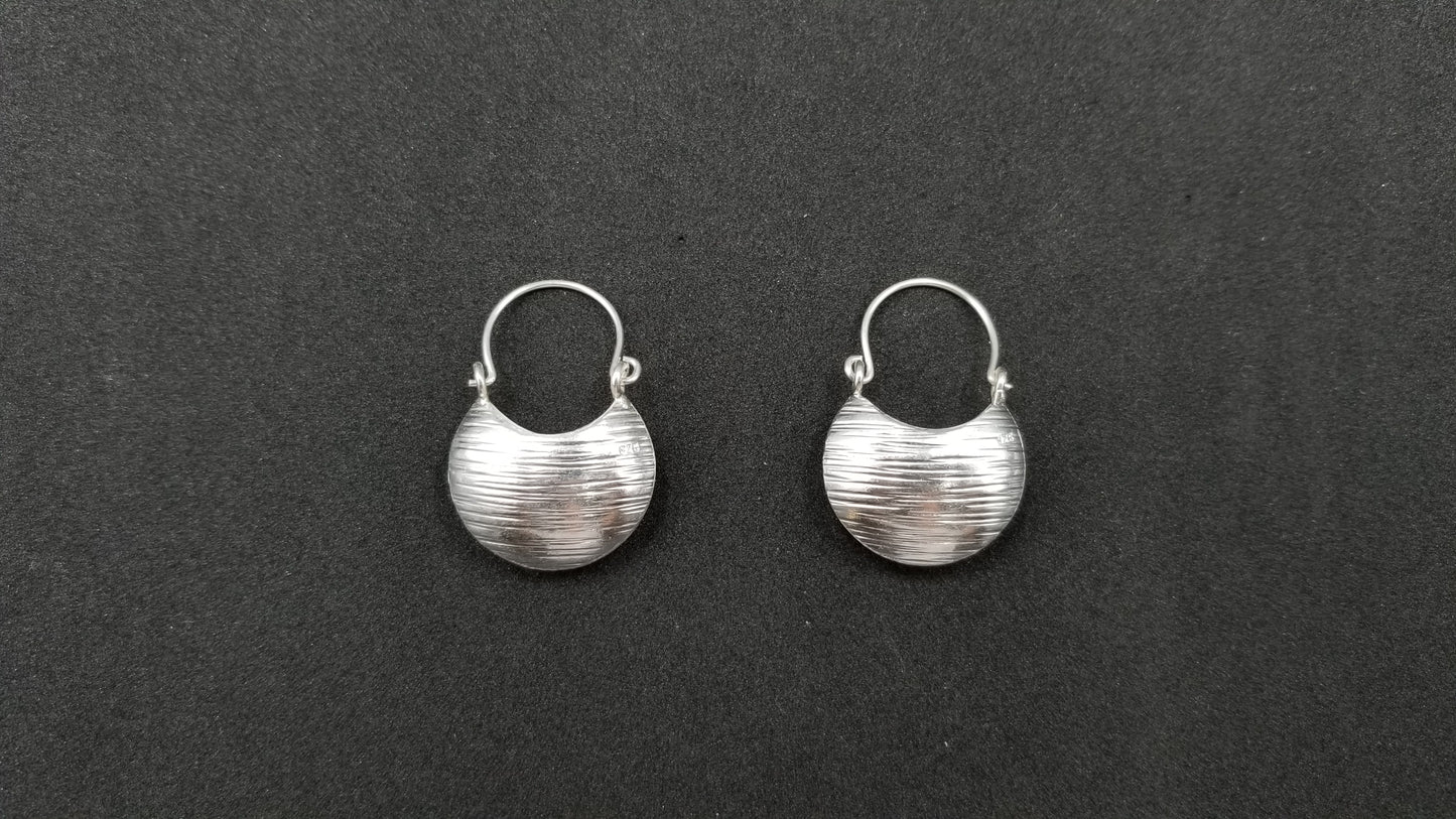 STERLING SILVER WIRE HANDBAG DESIGNS EARRINGS
