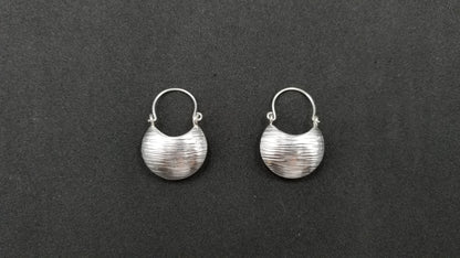STERLING SILVER WIRE HANDBAG DESIGNS EARRINGS