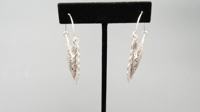 STERLING SILVER WIRE FANCY DESIGNS EARRINGS