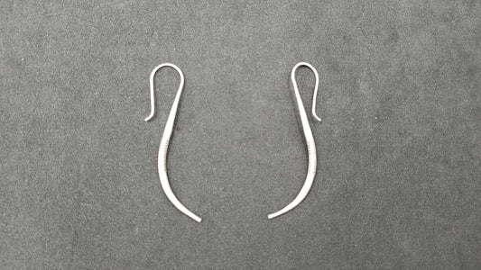 STERLING SILVER WIRE FANCY DESIGNS EARRINGS