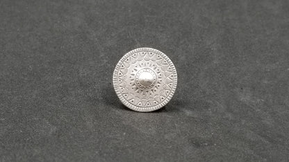 STERLING SILVER FUN RING ( SIZE ADJUSTABLE )