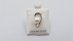 FRESHWATER CULTURE PEARLS STERLING SILVER SLIDE PENDANT