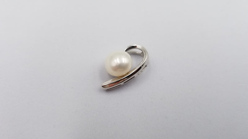 FRESHWATER CULTURE PEARLS STERLING SILVER SLIDE PENDANT