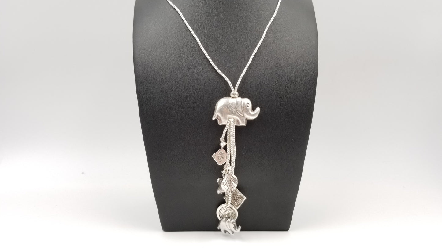 STERLING SILVER SPECIAL DESIGNS CHARMS NECKLACE