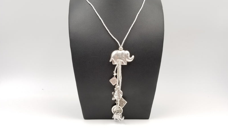 STERLING SILVER SPECIAL DESIGNS CHARMS NECKLACE