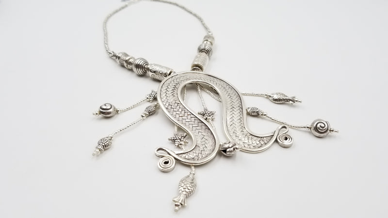 STERLING SILVER SPECIAL DESIGNS CHARMS NECKLACE