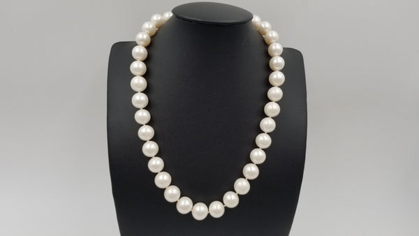 FRESHWATER CULTURE PEARLS 11-12 MM 18 " SEMI FINISH NECKLACE