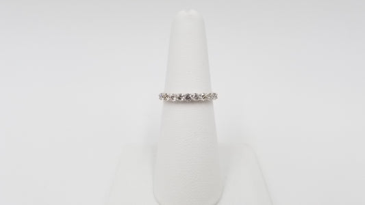 DIAMONDS 0.50 CT 18 KT WHITE GOLD BAND
