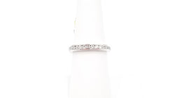 DIAMONDS 18 KT WHITE GOLD CHANNEL SET ETERNITY BAND