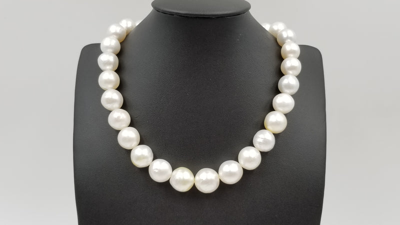 SOUTHSEA BAROQUE SHAPE PEARL 12-14 MM 16 " STRAND