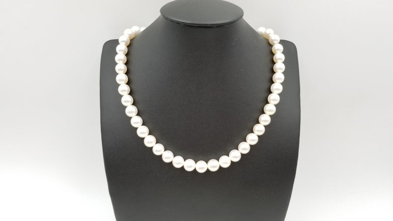 AKOYA SALT WATER CULTURE PEARL AA  8-8.5 MM 15.8 " STRAND