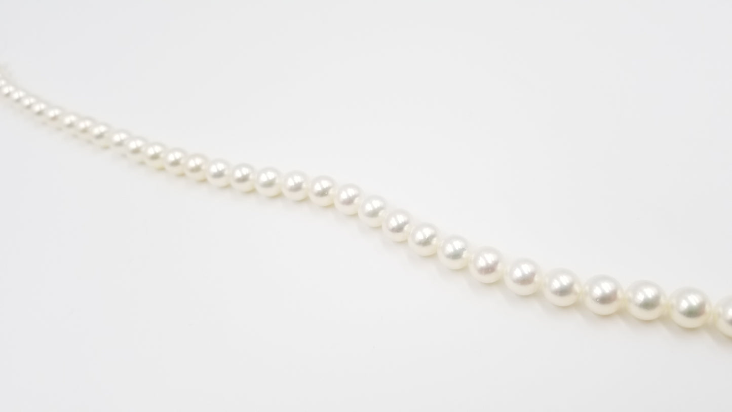 AKOYA SALT WATER CULTURE PEARL AA  8-8.5 MM 15.8 " STRAND