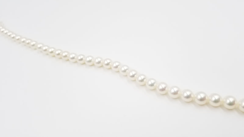 AKOYA SALT WATER CULTURE PEARL AA  8-8.5 MM 15.8 " STRAND