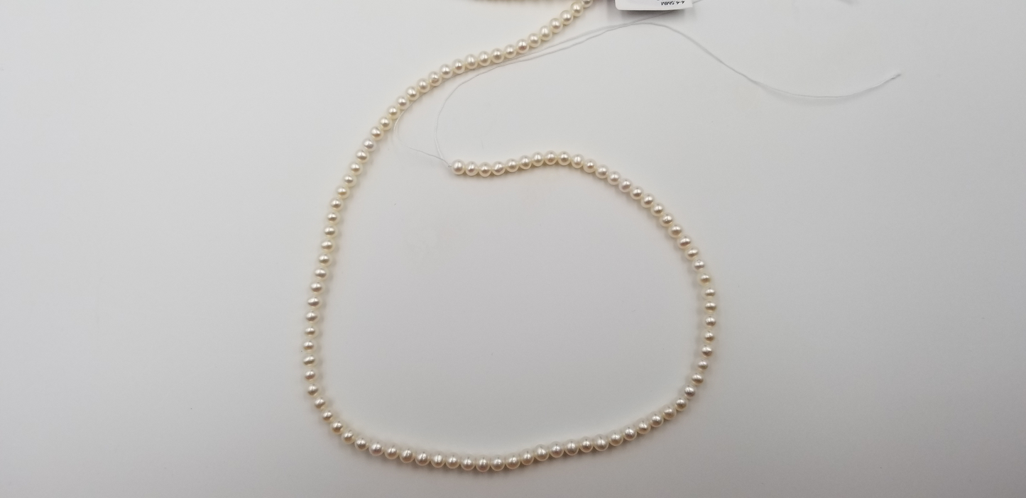 4-4.5 MM FRESHWATER CULTURE PEARLS STRANDS