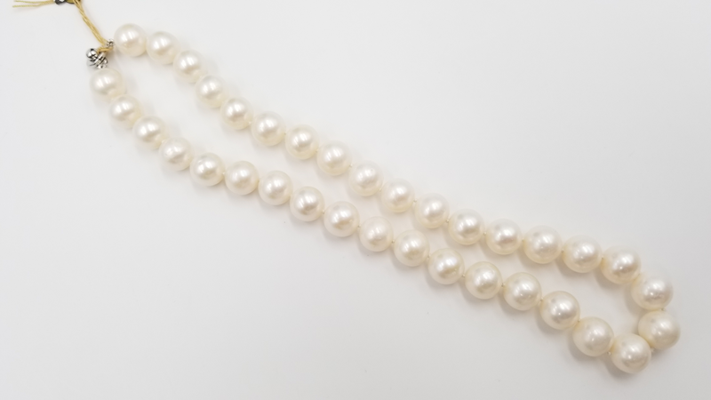 FRESHWATER CULTURE PEARLS 11-12 MM 18 " SEMI FINISH NECKLACE