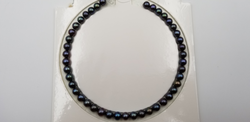 9-10 MM BLACK FRESHWATER CULTURE PEARLS STRANDS